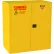 Global Industrial™ Flammable Cabinet, Manual Close Double Door, 120 Gallon, 59"Wx35"Dx65"H