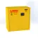 Global Industrial Flammable Cabinet, Manual Close Door, 22 Gallon Capacity, 34"W x 18"D x 35"H