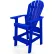 Frog Furnishings Clearwater Adirondack Recycled Plastic Chair, Blue