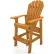 Frog Furnishings Clearwater Adirondack Recycled Plastic Chair, Cedar
