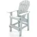 Frog Furnishings Clearwater Adirondack Recycled Plastic Chair, White