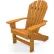 Frog Furnishings Seaside Adirondack Recycled Plastic Chair, Cedar