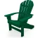 Frog Furnishings Seaside Adirondack Recycled Plastic Chair, Green
