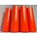 Global Industrial Stretch Wrap Film For Hand Dispenser, Cast, 80 Gauge, 18"W x 1500'L, Orange Tint - Pkg Qty 4