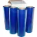 Global Industrial™ Hand Stretch Wrap Film, Cast, 18" x 1500', 80 Gauge, Blue Tint - Pkg Qty 4