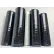 Global Industrial Stretch Wrap Film For Hand Dispenser, Cast, 80 Gauge, 18"W x 1500'L, Black Opaque - Pkg Qty 4