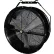J&D Manufacturing 36" Black Poly Chiller Drum Fan w/ Bracket, 9,770 CFM, 1/2 HP, 3 Phase