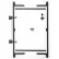 Adjust-A-Gate AG36-3 Contractor Series Adjustable Steel Gate Frame 3 Rail Kit 36-60"W x 60"H, Black