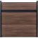 Estate 6'W x 6'H King Cedar Aluminum/Composite Horizontal Fence Starter Section- IN GROUND