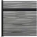 Estate 6'W x 6'H Oxford Grey Aluminum/Composite Horizontal Fence Adder Section - SURFACE MOUNT