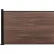 Full Composite 6'W x4'H King Cedar Aluminum/Composite Horizontal Fence Adder Section - SURFACE MT