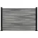 Full Composite 6'Wx 4'H Oxford Grey Aluminum/Composite Horizontal Fence- Starter Section-SURFACE MT
