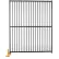 Jewett Cameron Perimeter Patrol Euro Style Welded Tube 4 Panel 60"W x 72"H, Black Tiger Textured