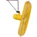 Jan Fan® 20" Wall & Ceiling Mount Fan w/ Drop Cord Switch, 2 Speed, Yellow