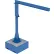 Portable Jib Crane With Filled Base, 500 lb. Cap, 112-1/8"H Span, 120-1/16"H Under Beam