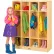 Jonti-Craft® Kid Coat Locker, 4 Wide, 39"W x 15"D x 50-1/2"H, Birch Plywood