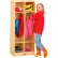 Jonti-Craft® Kid Coat Locker, 2 Wide, 20"W x 15"D x 50-1/2"H, Birch Plywood