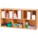 Jonti-Craft® Wall Mounted Storage Diaper Organizer, 48"W x 12"D x 25"H, Birch Plywood