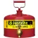 Justrite® Safety Can For Laboratories, Type I, Flow-Control Faucet, 2.5 Gallon, Red