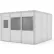 Global Industrial™ Modular Inplant Office W/2 Windows, Class C, 12'Wx12'D, Gray