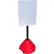 Magic Master® Split Portable Pole Red Base With 48" Pole