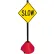 Magic Master® Split Portable Pole Red Base With 60" Pole