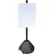 Magic Master XL-PP3-48 XL-Portable Pole Rolling Sign Base, 48" Pole, Black