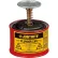 Justrite Plunger Can, 1-Pint, Red, 10008