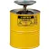 Justrite Plunger Can, 1-Gallon, Yellow, 10318