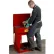 Justrite Floor Standing Rinse Tank, 11-Gallon, Red, 27110