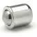 Short Press-Fit Delrin Ball Plunger - Stainless Steel .472" Diameter