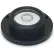 J.W. Winco GN2277 Bull's Eye Levels, Aluminum, Surface Mount, 0.67" Hub Dia, 0.98" Base Dia, Black