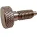 Knurled Retractable Plunger SS Body SS Nose 1x6lbs Pressure 5/16-18 Thread