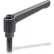 Zinc Die Cast Adjustable Lever with Steel Components 3/8-16 x 2.48 Stud 2.48"L