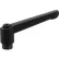Zinc Die-Cast Adjustable Lever with Steel Components - 3/8-16 Tapped 3.07"L