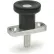 Plate Mount Indexing Plunger - Non Lock-Out Type Stainless Steel .24"x.55" Pin