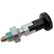 Indexing Plunger - Lock-Out Type Zinc Plated Steel 1/2-13 Thread