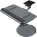 RightAngle™ JVS17/S Myriad Jr. Keyboard & Mouse Tray with Value Swivel Arm, Black