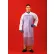 8 Mil PVC Apron W/ Sewn Edge, Blue, 35" x 50", 12/Bag