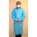 Lightweight Polyethylene Isolation Gown W/ Rear Entry, 55"L, White, 25/Bag, 4 Bag/Case