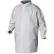 KeyGuard® Lab Coat, No Pockets, Elastic Wrists, Snap Front, Single Collar, White, L, 30/Case