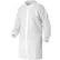 HD Polypropylene Lab Coat, No Pockets, Elastic Wrists, Snap Front, Single Collar, White, XL, 30/CS