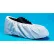 Cross Linked Polyethylene Shoe Covers, Water Resistant, Blue, XL, 100/Bag