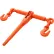 Kinedyne® Ratchet Chain Binder For 3/8" to 1/2" Chain, 9200 lb. Capacity - Pkg Qty 2