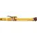Kinedyne Ratchet Strap 572720 with Flat Hook - 27' x 2" Gold
