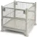 Davco® Collapsible Wire Mesh Steel Container, 40-1/2"L x 34-1/2"W x 32"H, 3200 lb Cap, Gray