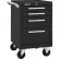 Kennedy® K2000 4 Drawer Roller Cabinet, 21"W x 20" x 35"H, Black