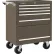 Kennedy® K1800 5 Drawer Roller Cabinet With Compartment, 27"W x 18" x 34-15/16"H, Brown