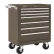 Kennedy® K2000 7 Drawer Roller Cabinet, 29"W x 20" x 34-15/16"H, Brown