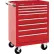 Kennedy® K1800 8 Drawer Roller Cabinet, 27"W x 18" x 39"H, Red